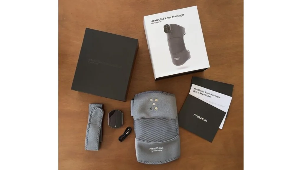 Hydragun HeatPulse Knee Massager Review (2025): What Makes It Worth It 8 hydragun heatpulse knee massager full set