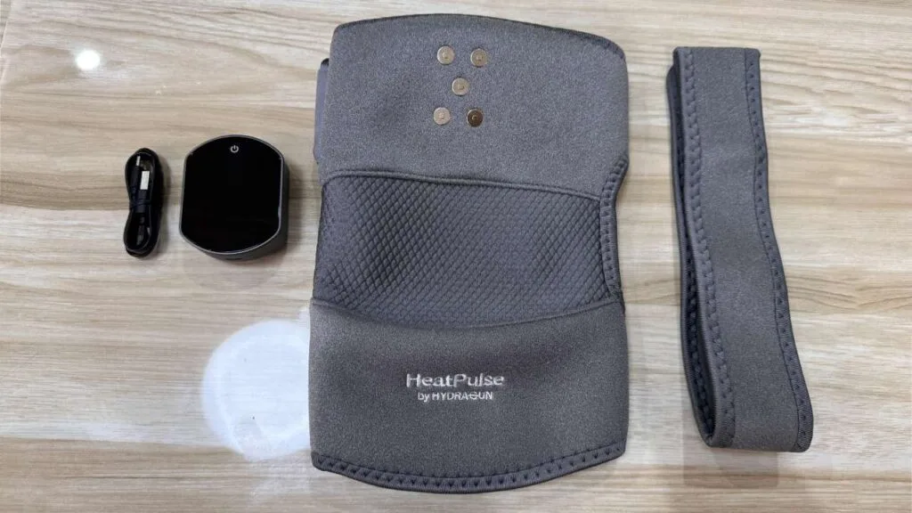 Hydragun HeatPulse Knee Massager Review (2025): What Makes It Worth It 6 hydragun heatpulse knee massager material Massagers, Reviews