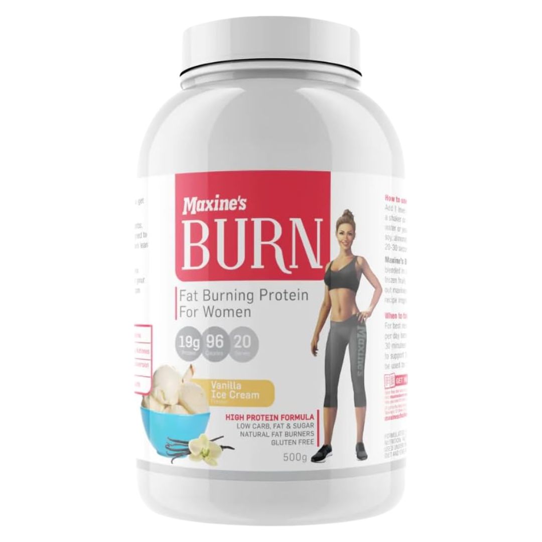 Top 10 Best Protein Powders in Australia (2025) 7 MAXINE'S BURN PROTEIN POWDER FOR WEIGHT LOSS