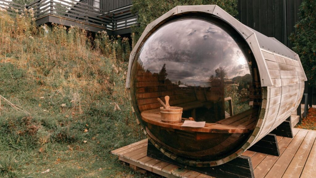 barrel sauna example