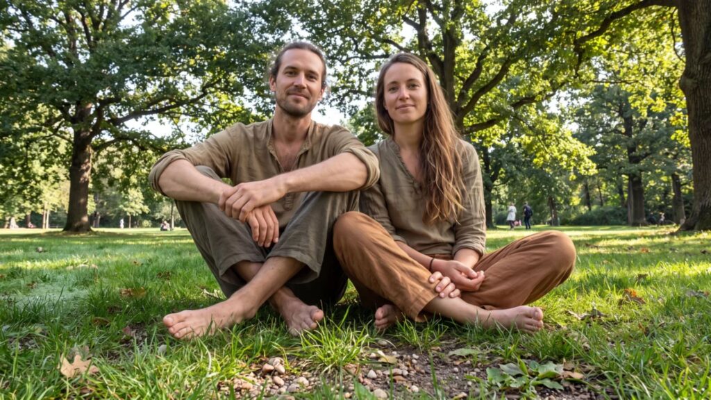Recovery Guru | Evidence-Based Recovery & Wellness Reviews 51 a man and a woman grounding on the grass