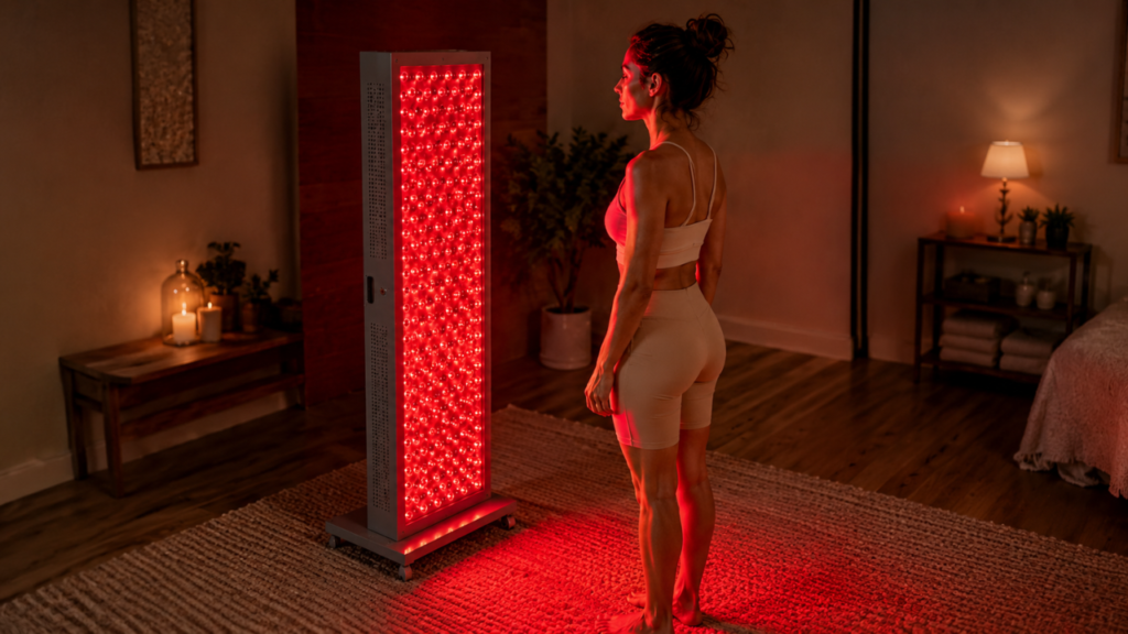 Recovery Guru | Evidence-Based Recovery & Wellness Reviews 52 how far to stand from red light therapy panel