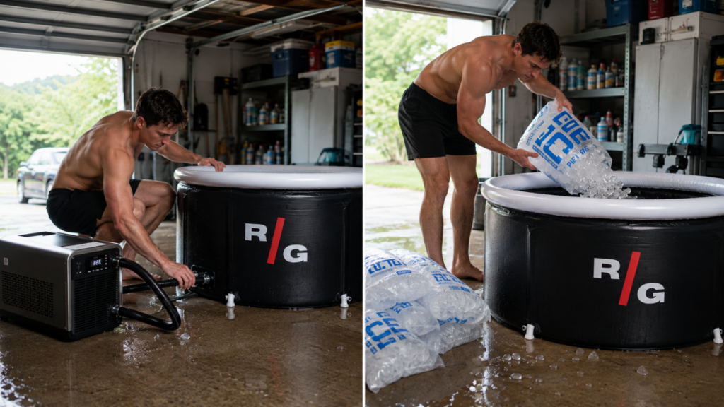 ice bath chiller vs ice